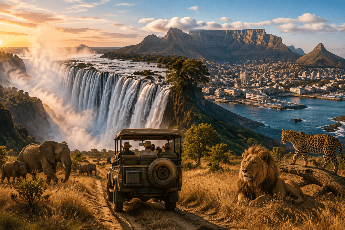 An African Odyssey: Johannesburg, Victoria Falls, Tracking the Big 5, and exploring Cape Town