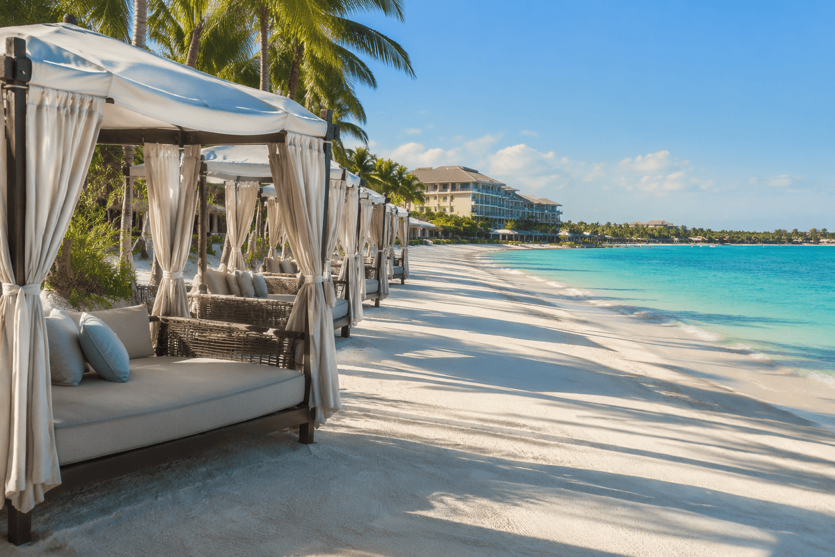 Luxury between highs: beach clubs, spa, fine dining
